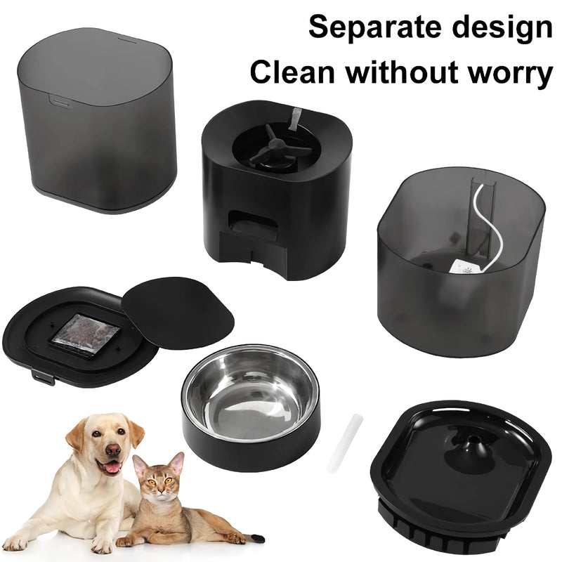 Smart WiFi automatic cat feeder and water dispenser, view 9 - MRSLM