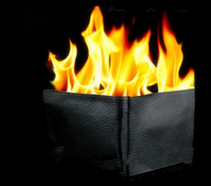 Flame wallet magic prop - MRSLM