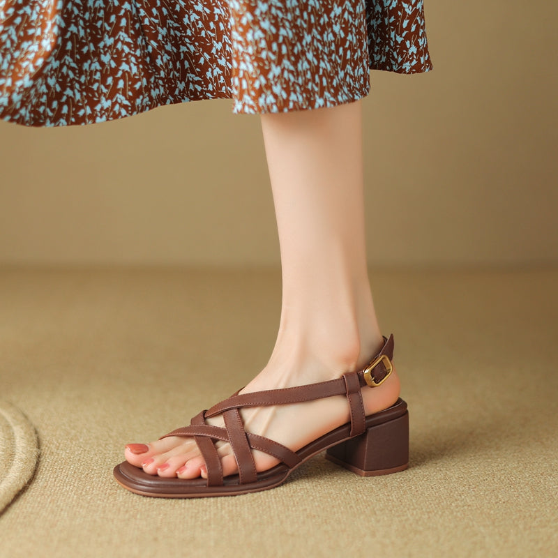 chic gladiator high heel sandals, view 7 - MRSLM