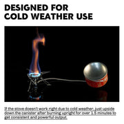 ultralight camping gas stove, view 5 - MRSLM