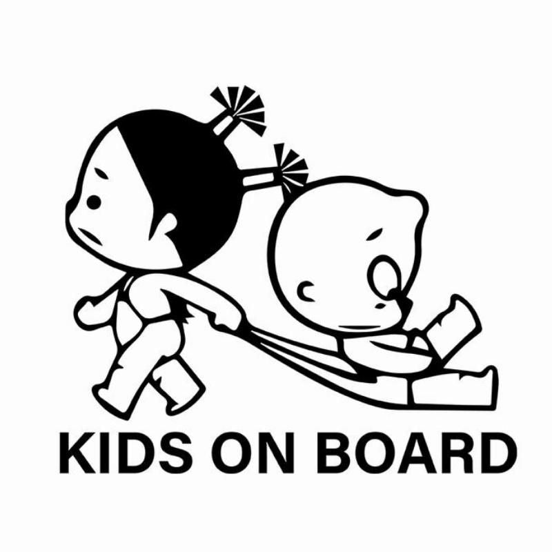 baby on board car sticker - MRSLM