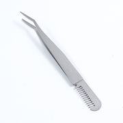 stainless steel eyelash tweezers, view 6 - MRSLM