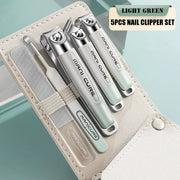 5-piece stainless steel nail clippers set, view 4 - MRSLM