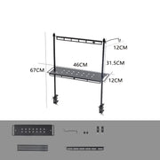 portable camping table storage rack, view 2 - MRSLM