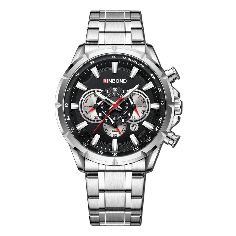Multi-pointer men's business watch, view 12 - MRSLM