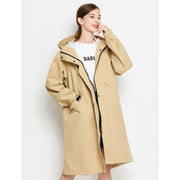 women's waterproof hooded rain jacket, view 5 - MRSLM