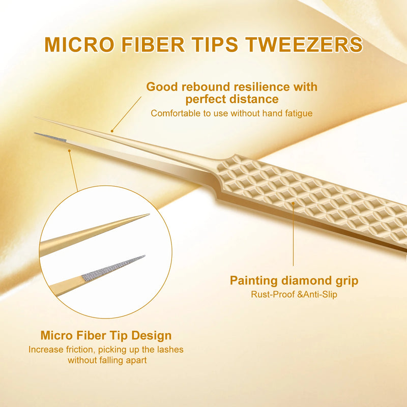 eyelash extension tweezers, view 14 - MRSLM