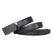 men's automatic buckle leather belt, view 3 - MRSLM