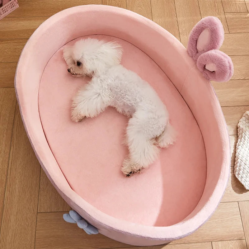 fluffy pet bed, view 5 - MRSLM