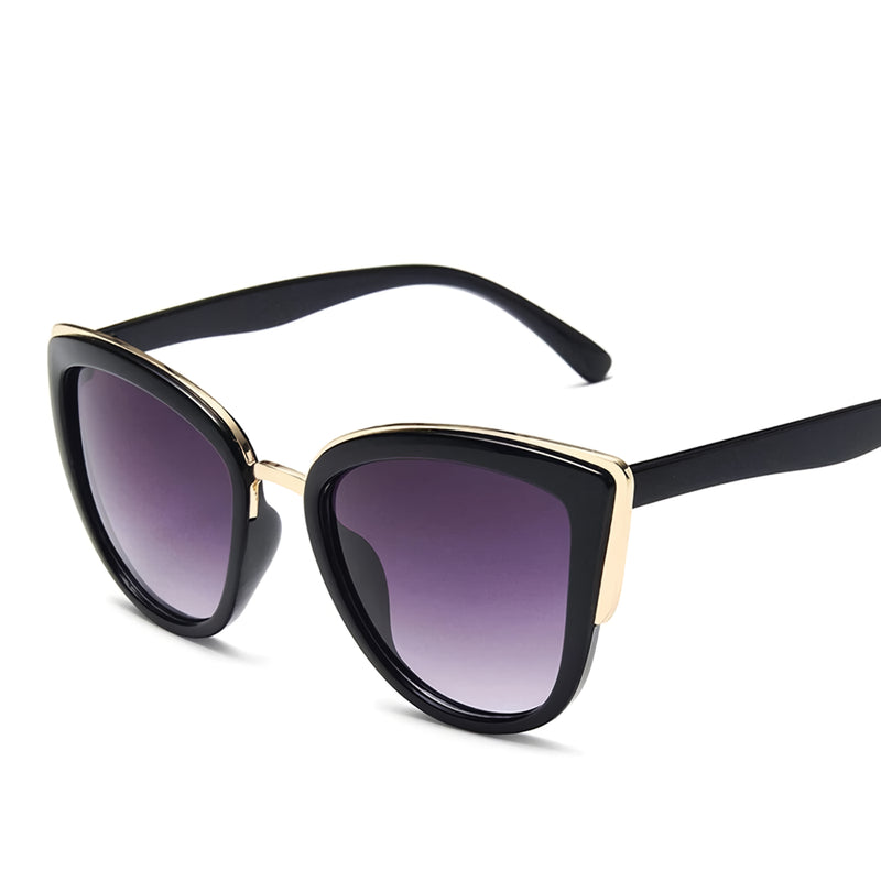 retro cat eye sunglasses, view 3 - MRSLM