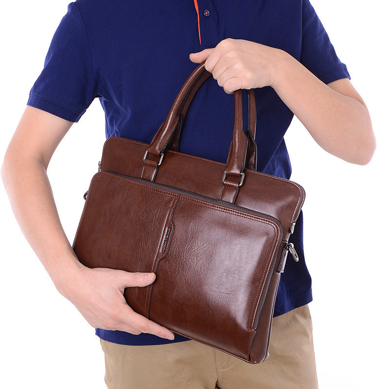 Men's portable messenger bag, view 6 - MRSLM
