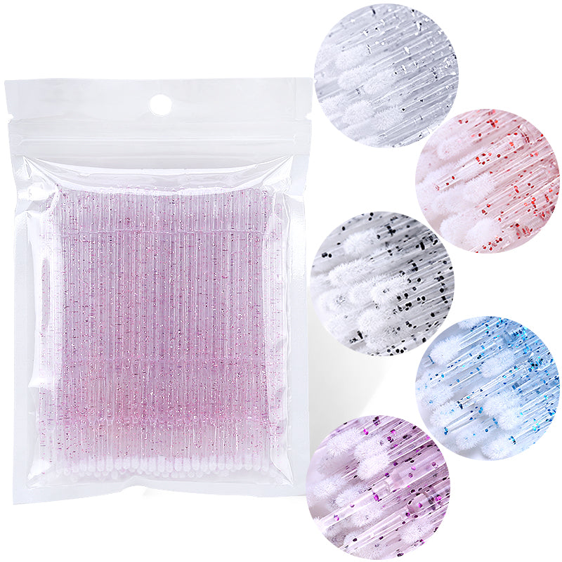 50pcs disposable micro brush lash wands, view 11 - MRSLM