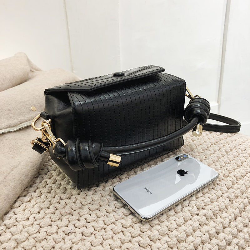 small PU box handbag for women, view 4 - MRSLM
