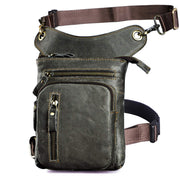 retro leather leg bag, view 5 - MRSLM