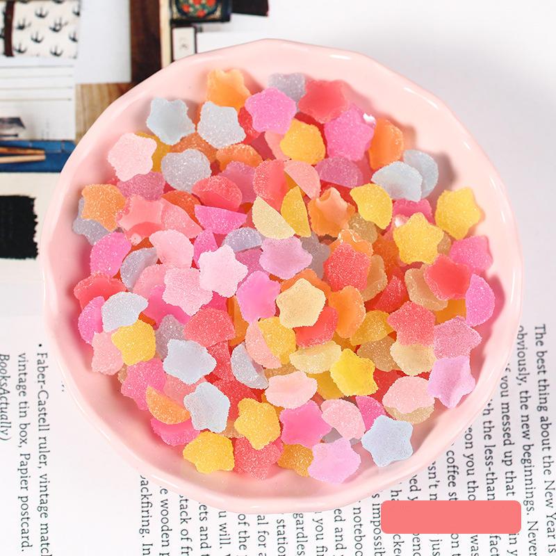 heart and star nail resin charms, view 4 - MRSLM