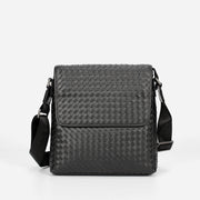Woven men's casual shoulder bag, view 2 - MRSLM