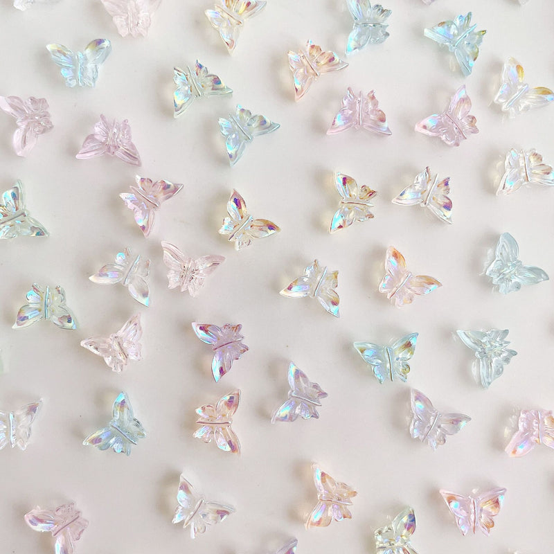 butterfly nail charms, view 4 - MRSLM