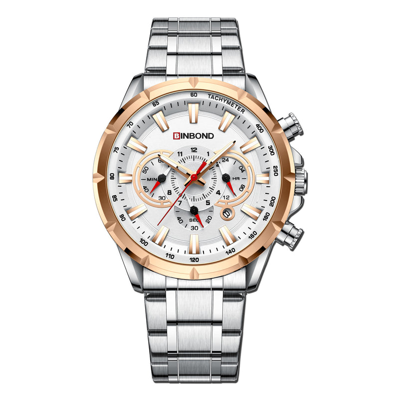 Multi-pointer men's business watch, view 11 - MRSLM