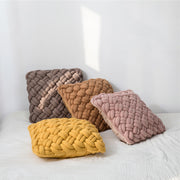 handmade cotton knot throw pillow, view 10 - MRSLM