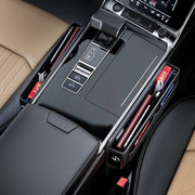 leather car seat gap organizer, view 5 - MRSLM