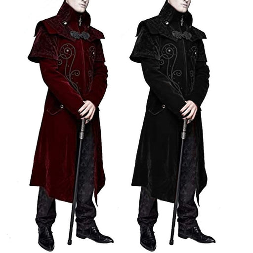 Men's gothic stand collar jacket - MRSLM