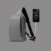 Men's chest sling bag, view 9 - MRSLM