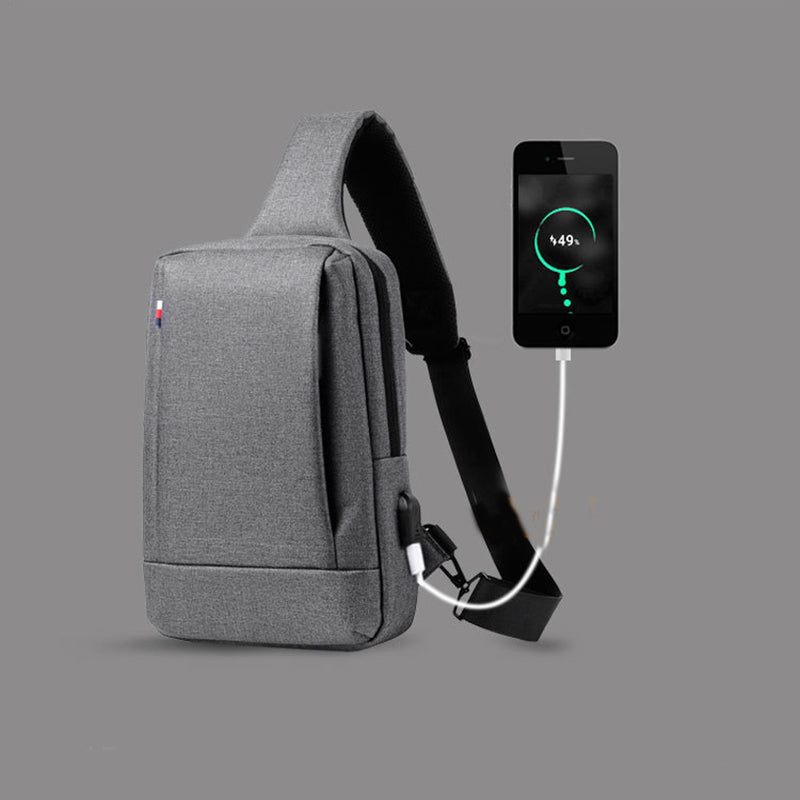 Men's chest sling bag, view 9 - MRSLM
