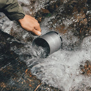 600ml ultralight camping pot with heat exchanger, view 4 - MRSLM