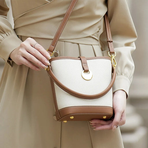 genuine leather tote bag for women - MRSLM