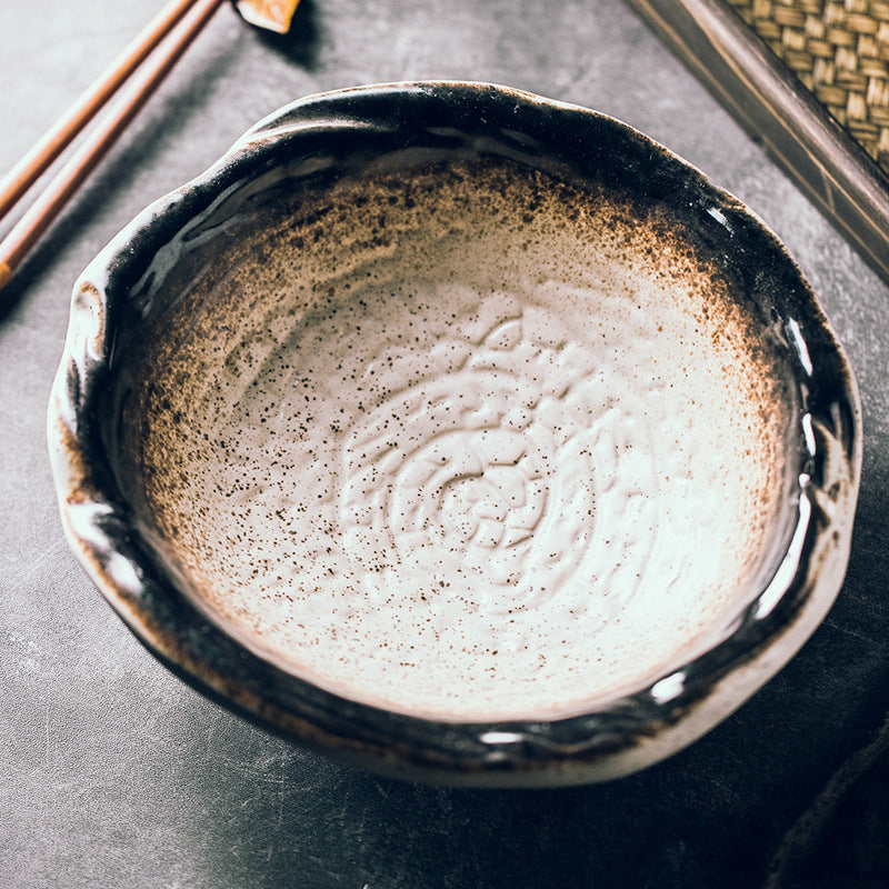 irregular ceramic bowl large deep bowl, view 4 - MRSLM