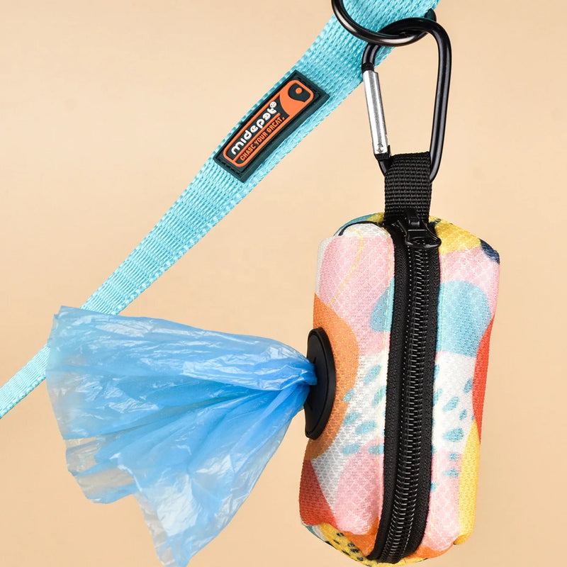 portable dog poop bag holder, view 3 - MRSLM