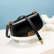 Retro genuine leather crossbody shoulder bag, view 10 - MRSLM