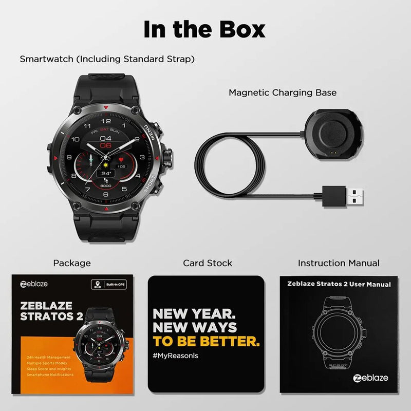 gps smartwatch with amoled display, view 8 - MRSLM