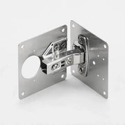 stainless steel hinge repair plate, view 2 - MRSLM