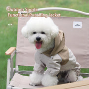 waterproof dog raincoat for small breeds, view 4 - MRSLM