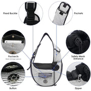 adjustable dog sling carrier, view 4 - MRSLM