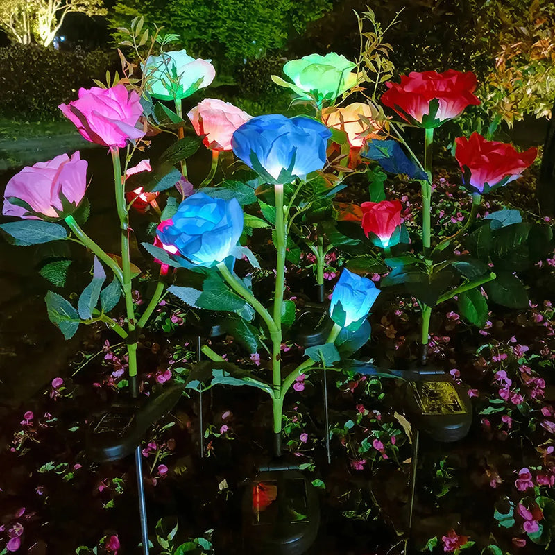 solar led rose garden lights, view 10 - MRSLM