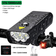 ultrabright 5000 lumens usb rechargeable bike light, view 5 - MRSLM