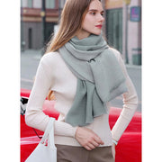 knit solid pashmina wrap shawl, view 14 - MRSLM