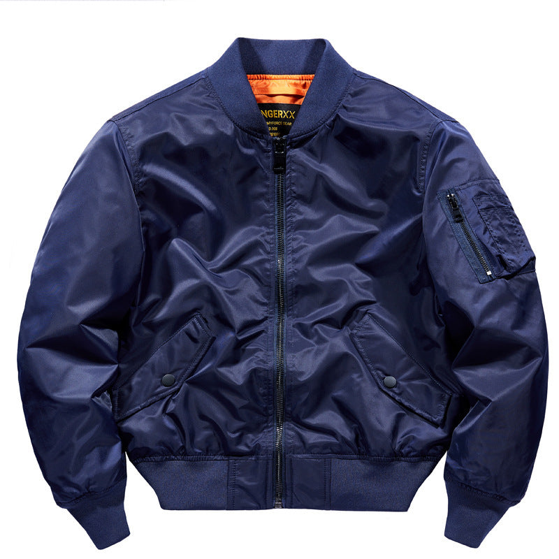 Youth loose baseball tooling jacket, view 2 - MRSLM
