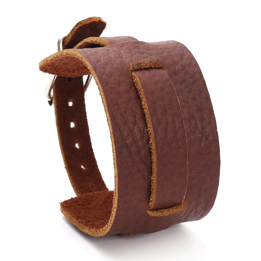 vintage cowhide bracelet, view 4 - MRSLM