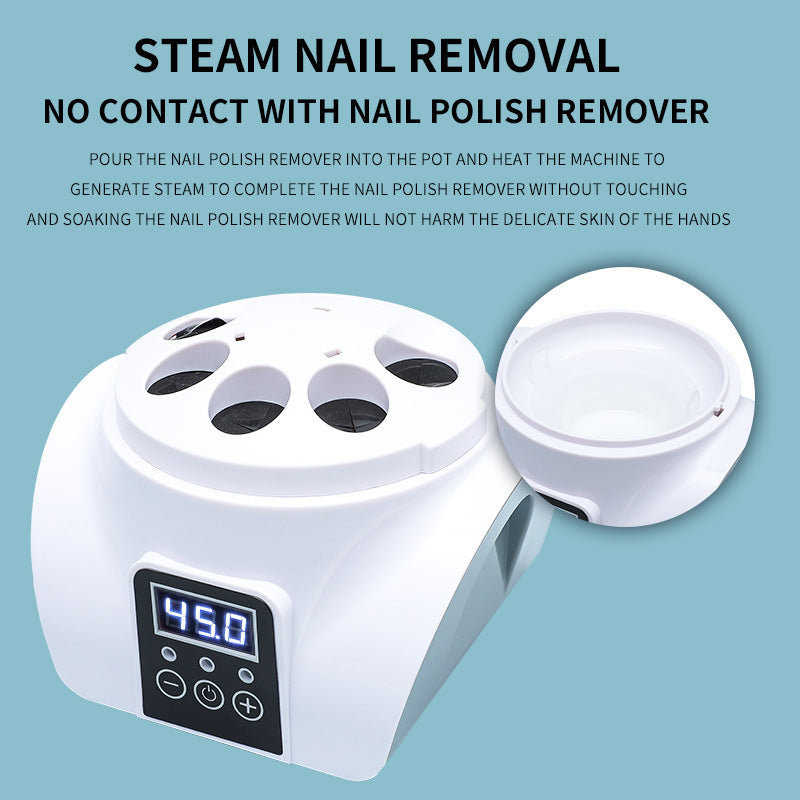 electric steam nail polish remover, view 4 - MRSLM