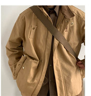 retro embroidery workwear jacket, view 5 - MRSLM