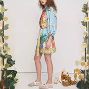 casual loose A-line dress, view 4 - MRSLM