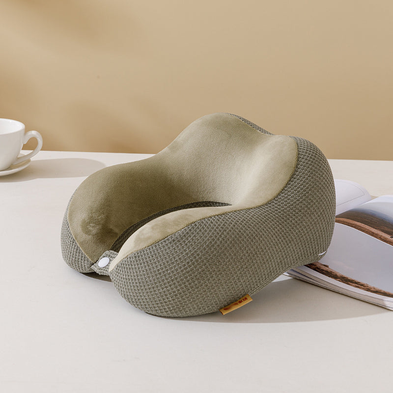 memory foam U-shaped neck pillow, view 5 - MRSLM
