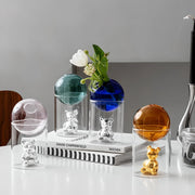 nordic bubble glass bear vase, view 7 - MRSLM