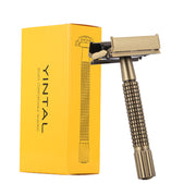 classic brass safety razor, view 3 - MRSLM