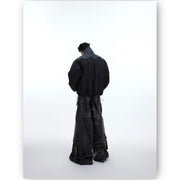 thickened 3d splicing design jacket, view 4 - MRSLM