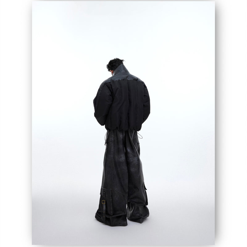 thickened 3d splicing design jacket, view 4 - MRSLM