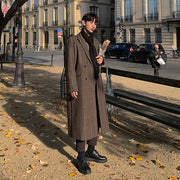Plaid medium length coat, view 3 - MRSLM